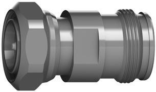 Telegärtner 100025324 | 4.3-10-Kupplung / Port Saver, 50 Ohm, (m-f), Screw