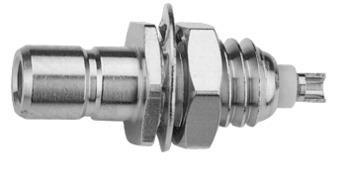 Telegärtner 100024840 | SMB-Einbaustecker Lötanschluss, Einbau von vorne