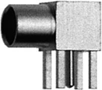Telegärtner 100025104 | MMCX-Winkelbuchse für gedruckte Schaltungen