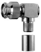 Telegärtner 100023723 | TNC-Kabelwinkelstecker löt/crimp 50 OHM