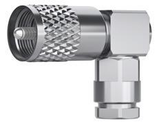 Telegärtner 100024331 | UHF-Kabelwinkelstecker G37, G42, G55, RG-213/U, RG-214/U löt/klemm