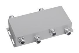 Telegärtner 100025430 | 4.3-10 Hybrid-Koppler (f), 4x4, 698-2700 MHz, -161 dBc