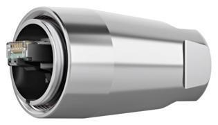 Telegärtner 100007388 | TOC Steckerset IP69K MFP8 T568B Cat.6A(IEC), Edelstahl-Ausführung 1.4404