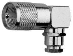 Telegärtner 100024340 | UHF-Kabelwinkelstecker G1 (RG-58C/U), G5 (RG-223/U), RG141 A/U, RG-142 B/U