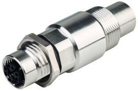 Telegärtner 100007538 | STX M12x1-M12x1 KU X-kod. Cat.6A(IEC), CO-8X-180-8X-180-C6A000