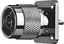 Telegärtner 100023978 | N-Einbaustecker mit Flansch Lötanschluss