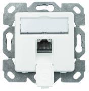 Telegärtner 100022945 | Anschlussdose AMJ45 8 Up/50 Cat.5 alpinweiß