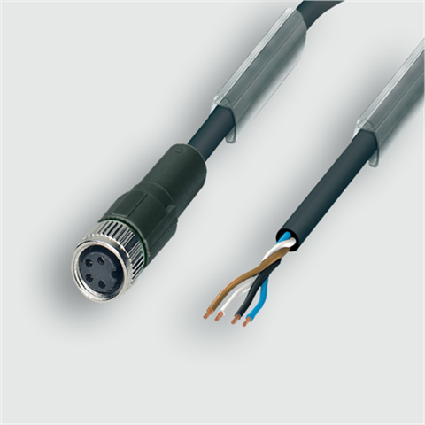 Lütze 415100 | KUG4-M8 10,0M PUR M8-Verbindungsleitung