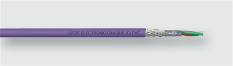 Lütze 104386 | EL BUS (C) PVC (1×2×AWG24/7) VI BUS- und Netzwerkleitung CAN BUS (C) PVC STATISCH