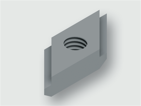 Lütze 380276.0010 | Einschwenkbare Gleitm. EGL M5, 1VPE=10 Cabinet / Zubehör / Verbindungselement / Gleitmuttern