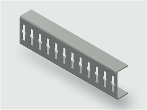 Lütze 380587.1950 | EMVS 04-55813 Cabinet / Zubehör / EMV / EMV-Schiene