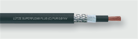 Lütze 111288 | SU+ (C) PUR (1×6) 1KV SW Motor-/Servoleitung SU+ PUR SINGLE geschirmt