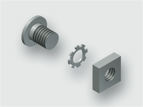 Lütze 345633.0001 | BS EMV CS M8 Cabinet / Zubehör / Verbindungselement / Schrauben