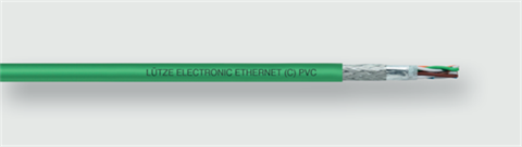 Lütze 104335 | EL ET (C) PVC (4×2×AWG26/7)StC Cat5e BUS- und Netzwerkleitung PVC / Ethernet IP - Cat. 5e