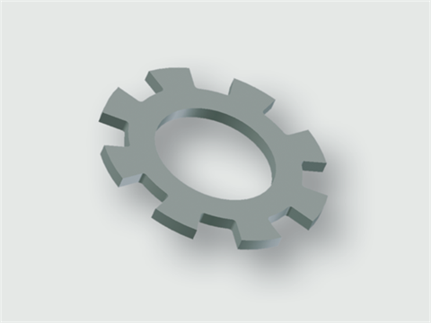 Lütze 330903.0100 | Federzahnscheibe FZ 8.4, 1VPE=100 Cabinet / Zubehör / Verbindungselement / Mutter