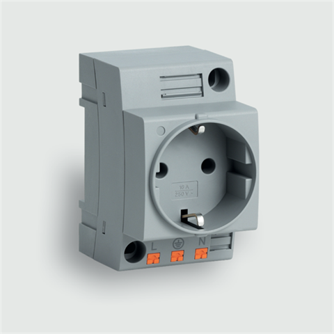 Lütze 680024 | Plug Socket ST-3/S Push In GR Kabelzubehör / Steckdose / ST-3/S / Push In