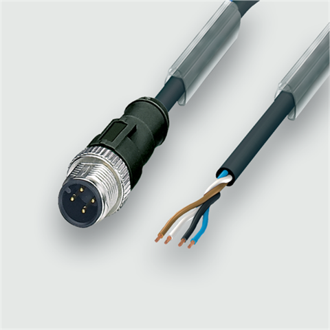 Lütze 472050 | STG4-M12 5M PUR M12-Verbindungsleitung