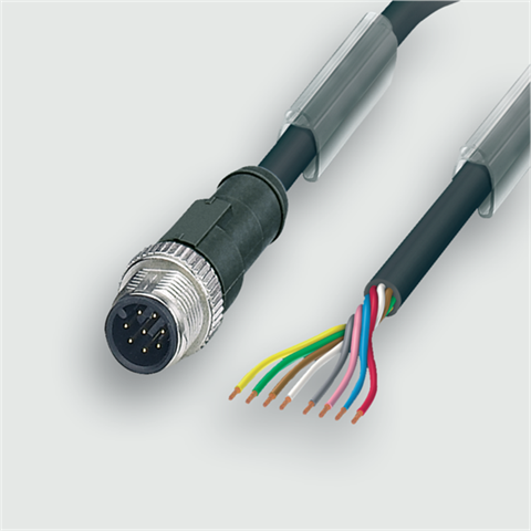 Lütze 482050 | STG8-M12 5M PUR M12-Verbindungsleitung