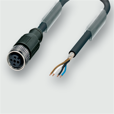 Lütze 456402 | KUG4-M12(C) 2m PUR M12-Verbindungsleitung