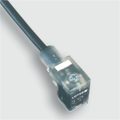 Lütze 709668 | LS-CI-9668 10m PVC 24V Ventilstecker mit Leitung Bauf. C Ind.