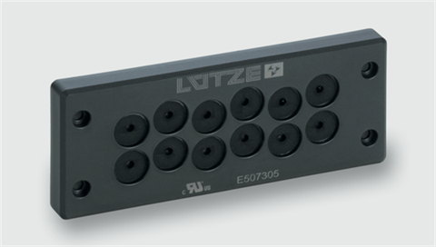 Lütze 606561 | Entry System X 12 Snap-In Kabeldurchführungssystem Cablefix X snap-in