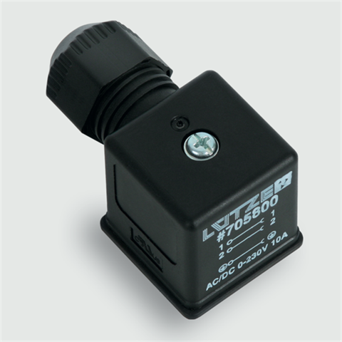 Lütze 705800 | L-V20-5800 AC/DC 0-230V Ventilstecker konfektionierbar Bauf. A