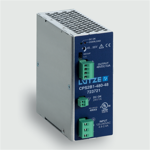 Lütze 723721 | CPS2B1-480-48 Stromversorgung / SNT / AC/DC / einphasig