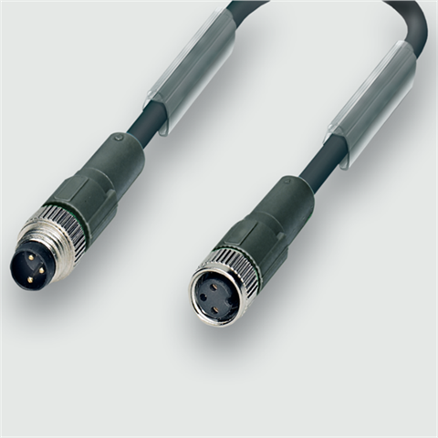 Lütze 487020 | STG3-M8/KUG3-M8 2,0M PUR M8-Verbindungsleitung