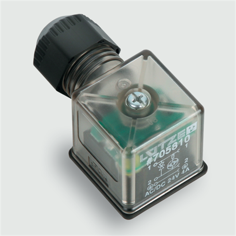 Lütze 705810 | LS-V20-5810 AC/DC 24V Ventilstecker konfektionierbar Bauf. A