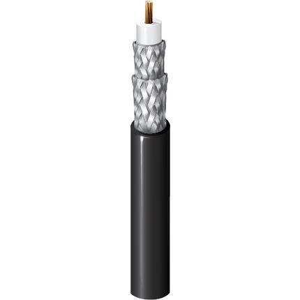 Belden Cable 1505F G8L1000 | 75 Ohm SDI-Koax, RG-59, 22 AWG (7x29) blanker Kupferleiter, PE-Isolierung, doppelter Schirm aus 95 % verzinntem Kupfergeflecht, PVC-Mantel, CM, flexibel