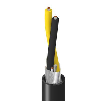 Belden Cable 9182 0101000 | 22 AWG Litzenleiter (19 x 34) aus verzinntem Kupfer, Datalene®-Isolierung, Duofoil® (100 % Abdeckung) plus ein Litzenleiter aus verzinntem Kupfer, PVC-Ummantelung.
