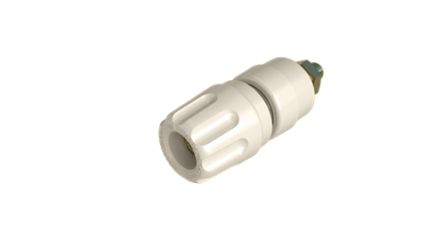 Hirschmann SKS 930103707 | PKI 10 A Au Buchse 4mm weiß