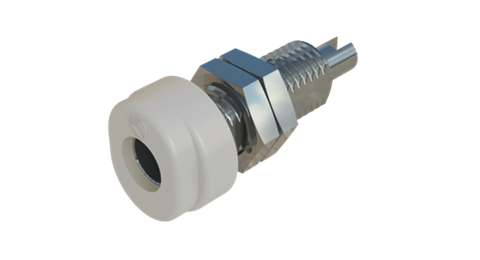 Hirschmann SKS 930175107 | BUG 10 Buchse 4mm weiß