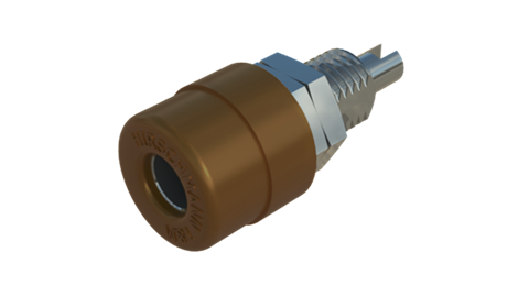 Hirschmann SKS 930176105 | BIL 20 Buchse 4mm braun