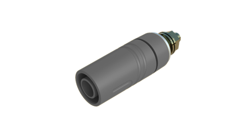 Hirschmann SKS 972357706 | SAB 2600 G M4 Au Buchse 4mm grau