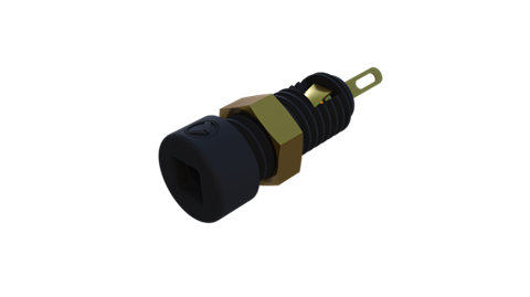 Hirschmann SKS 930308700 | MBI 1 Au Buchse 2mm schwarz