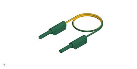 Hirschmann SKS 975694788 | MVL S WS 25/1 Au Messleitung 2mm gelb/grün