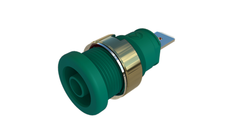 Hirschmann SKS 972356204 | SEB 2620 F6,3 Ni Buchse 4mm grün