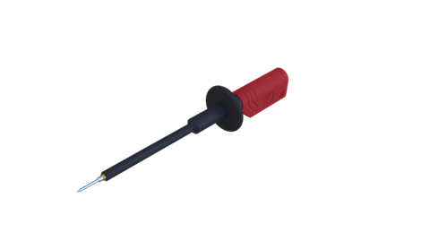 Hirschmann SKS 975018701 | PRUEF 1610 FT Au Prüfspitze 2 mm rot