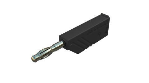 Hirschmann SKS 934100700 | LAS N WS Au Stecker 4mm schwarz