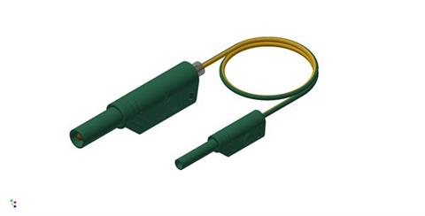 Hirschmann SKS 975163188 | MAL S WS 2-4 100/1 Messleitung 2mm gelb/grün