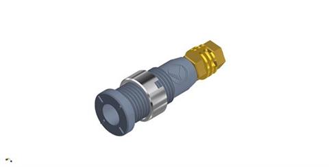 Hirschmann SKS 975454706 | MSEB 2600 G M3 Au Buchse 2mm grau