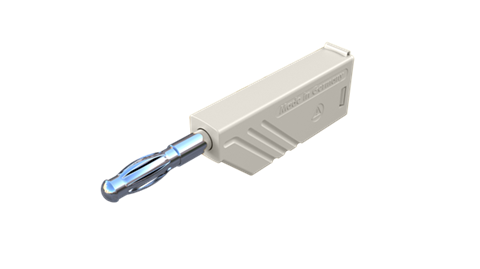 Hirschmann SKS 934100107 | LAS N WS Stecker 4mm weiß