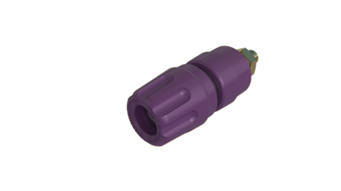 Hirschmann SKS 930103709 | PKI 10 A Au Buchse 4mm violett