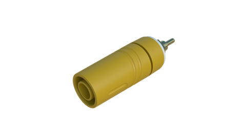 Hirschmann SKS 972360703 | SAB 2630 S1,9 Au Buchse 4mm gelb