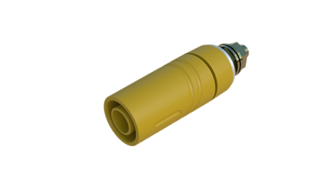 Hirschmann SKS 972357703 | SAB 2600 G M4 Au Buchse 4mm gelb