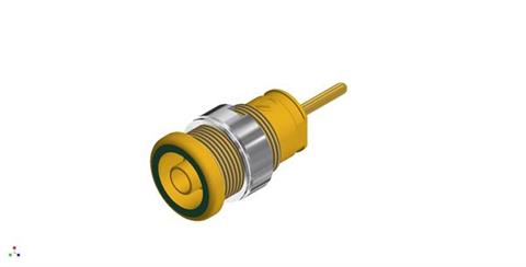 Hirschmann SKS 972359188 | SEB 2630 S1,9 Buchse 4mm gelb/grün