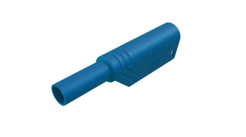 Hirschmann SKS 934099702 | LAS S WS Au Stecker 4mm blau