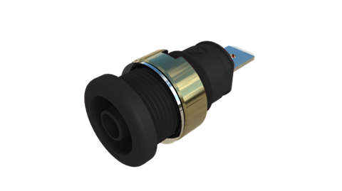 Hirschmann SKS 972356200 | SEB 2620 F6,3 Ni Buchse 4mm schwarz