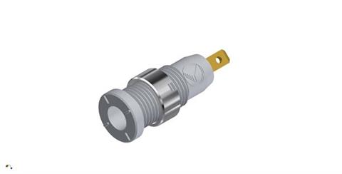 Hirschmann SKS 975455707 | MSEB 2610 F 2,8 Au Buchse 2mm weiß